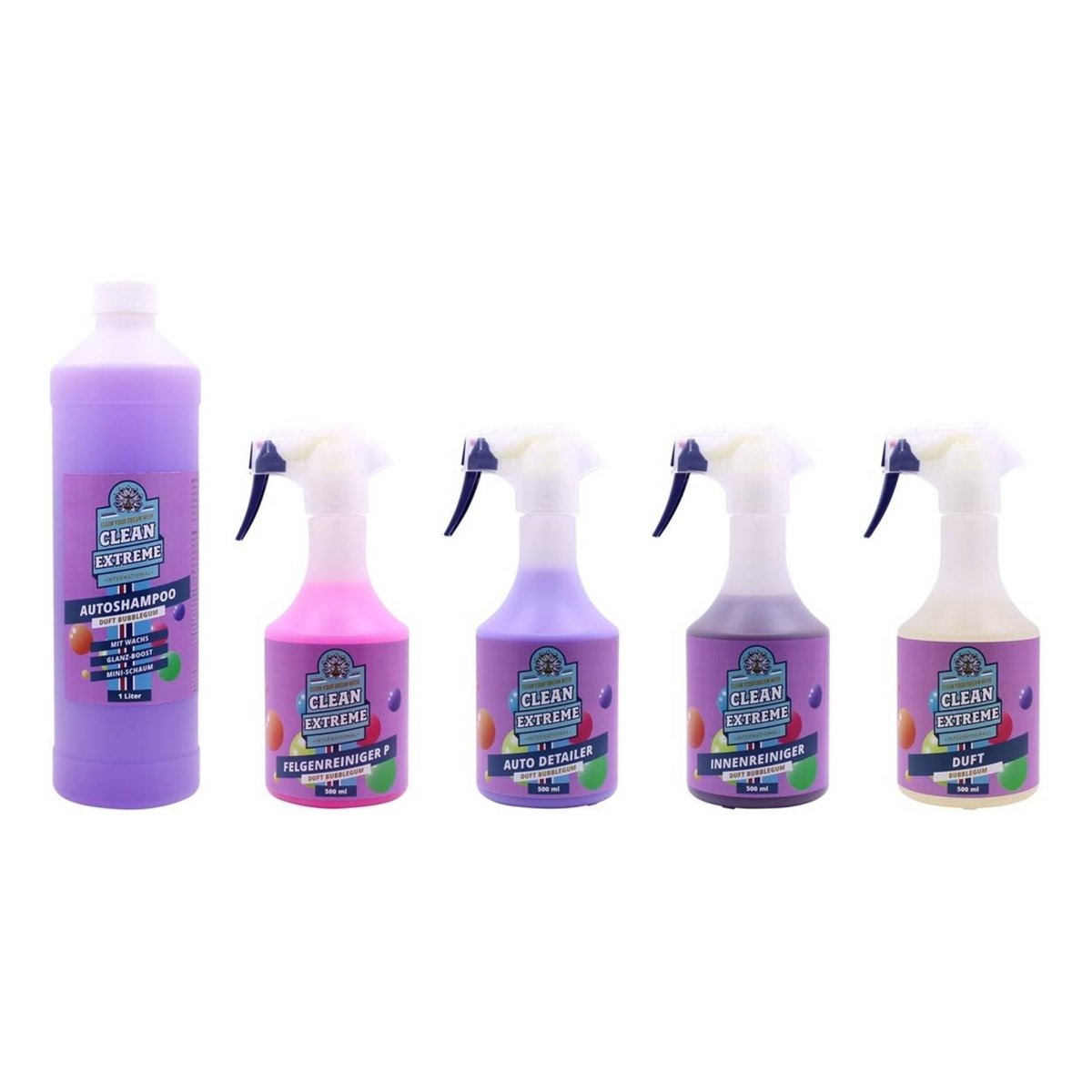 Autopflege-Set BUBBLEGUM BASE - CLEANEXTREME