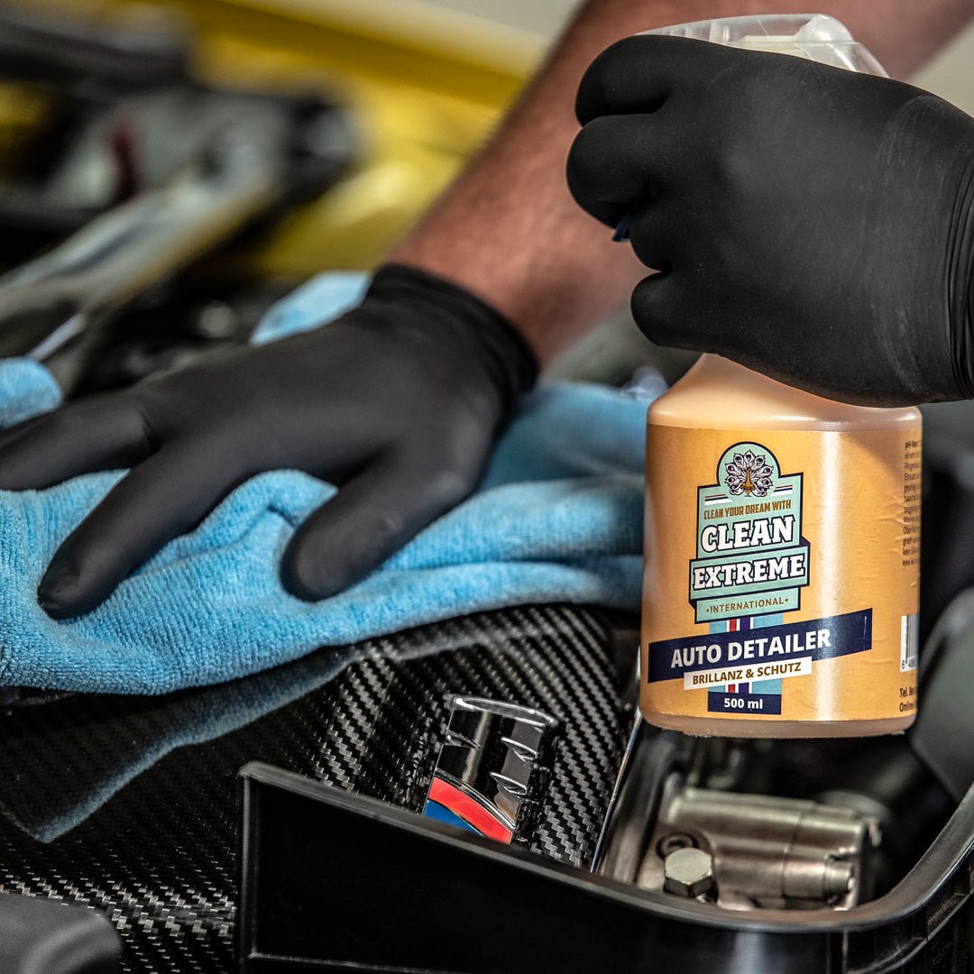 Set Auto-Detailer Brillanz & Schutz (Lackpflege) + Mikrofaser-Poliertuch - CLEANEXTREME