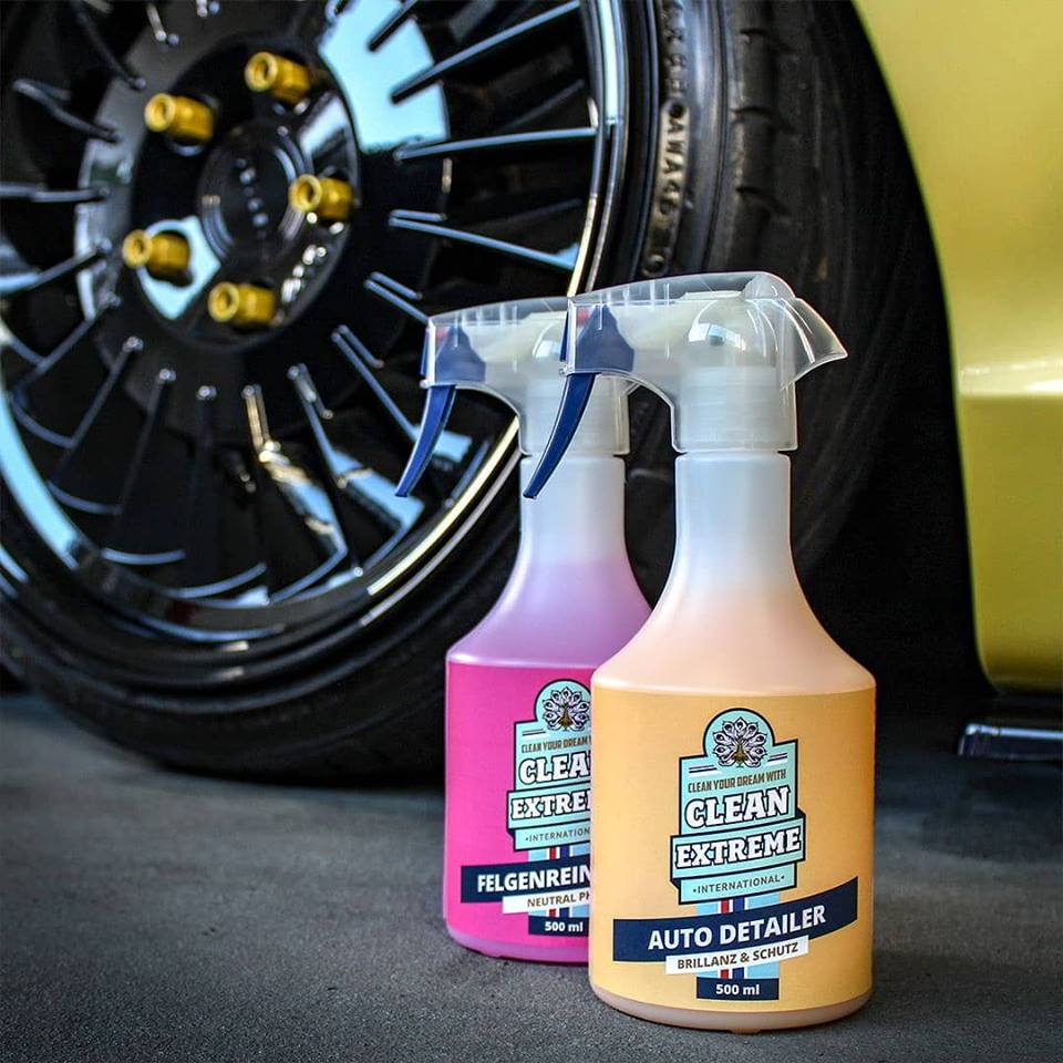 Set Auto-Detailer Brillanz & Schutz (Lackpflege) + Mikrofaser-Poliertuch - CLEANEXTREME