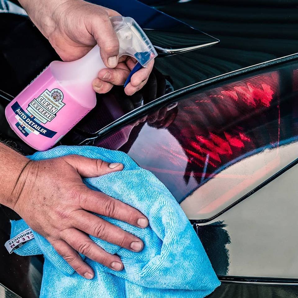 Set Auto-Detailer mit Kalklöser (Lackpflege) + Mikrofaser-Poliertuch - CLEANEXTREME