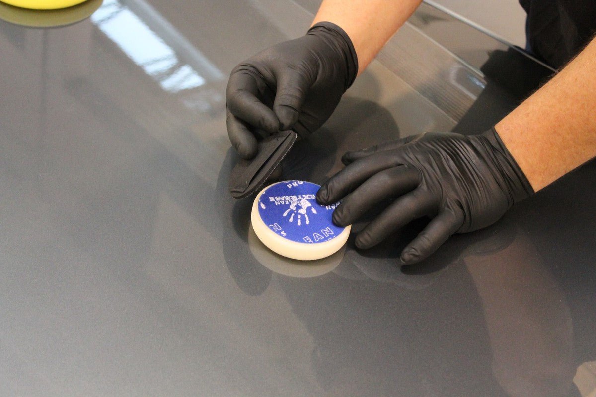 Handstützteller 75 mm Hand-Polierteller elastisch - 1 Stück - CLEANEXTREME