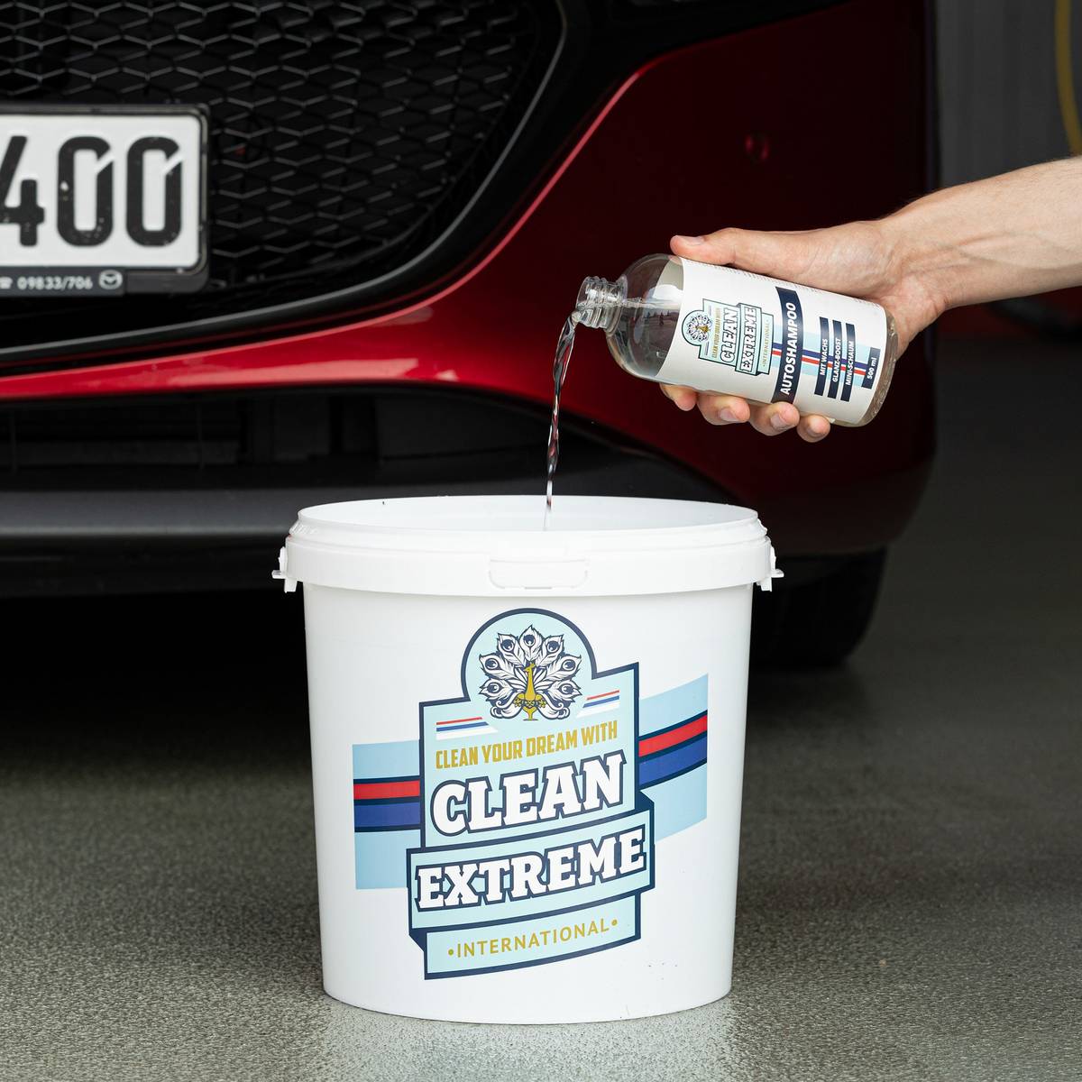 Autoshampoo Konzentrat mit Wachs 2,3 Liter - CLEANEXTREME