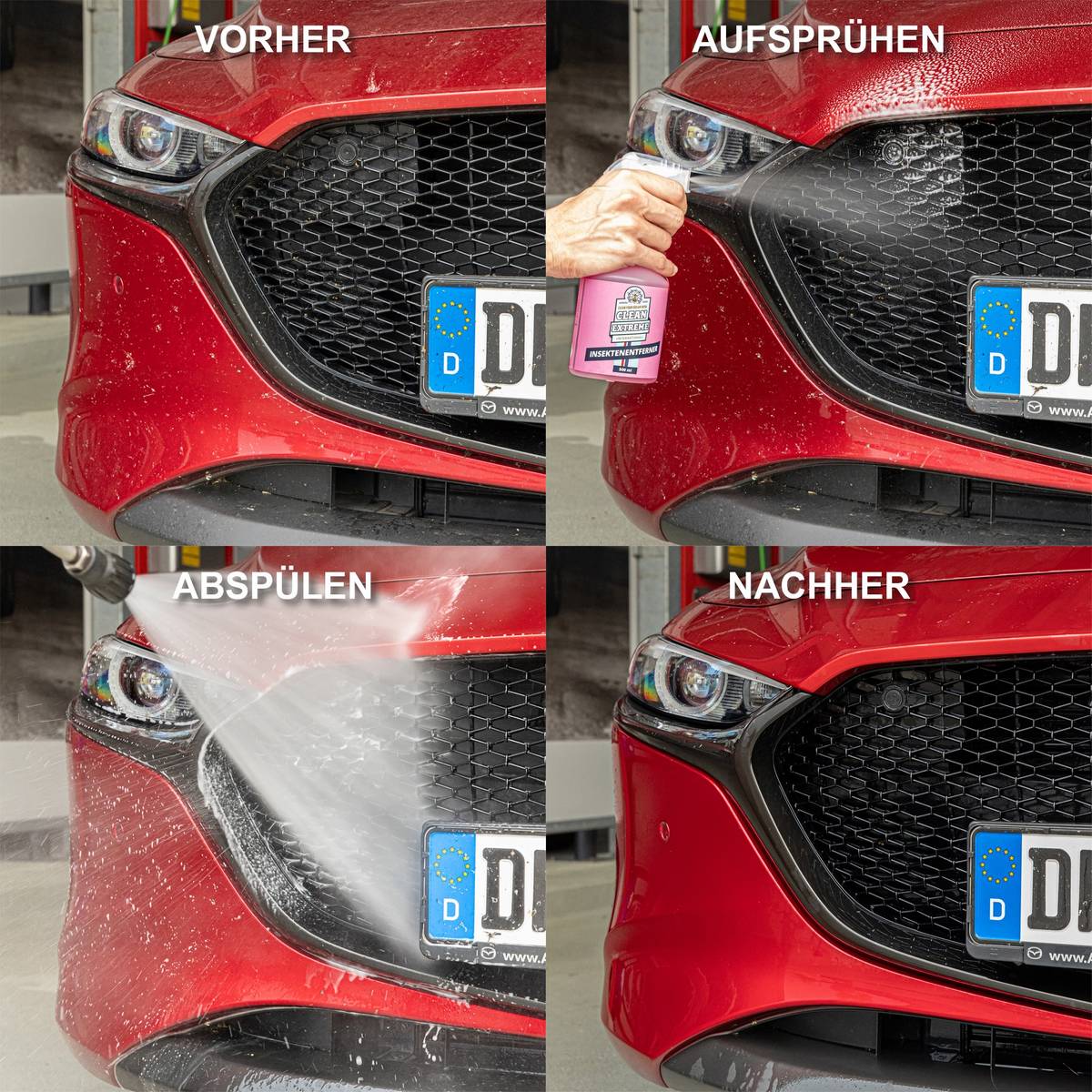 Auto-Wasch-Set Base Glanz Lack & Folie inkl. Wasch-Eimer mit Deckel - CLEANEXTREME