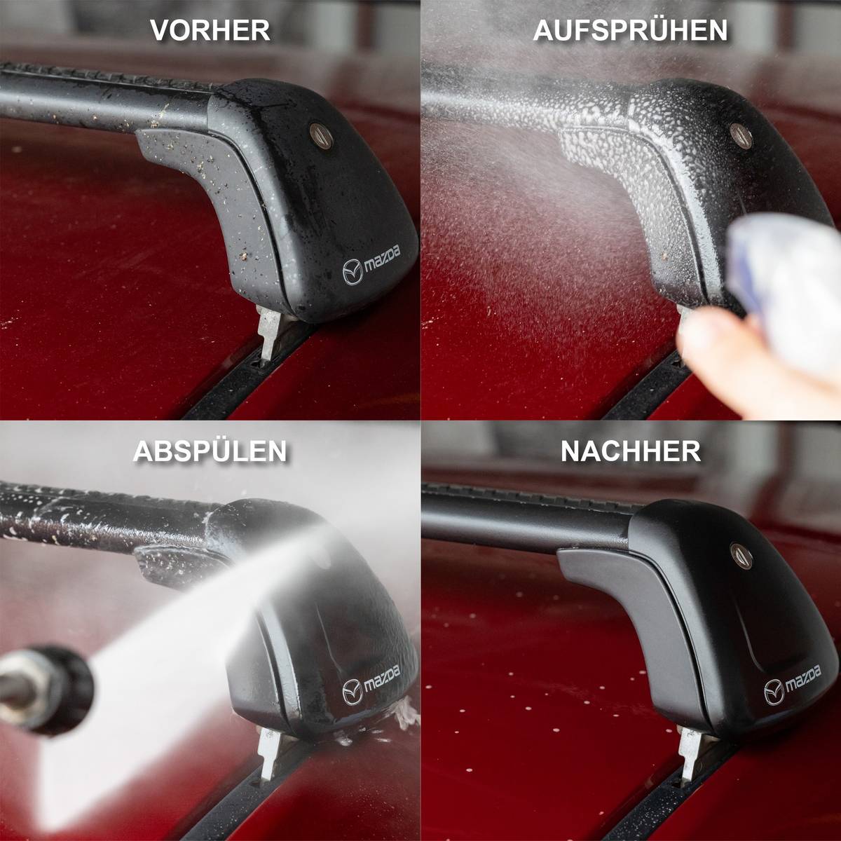 Auto-Wasch-Set Base Glanz Lack & Folie inkl. Wasch-Eimer mit Deckel - CLEANEXTREME