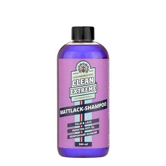Mattlack Auto-Shampoo Folie & Lack - Konzentrat - 0,5 Liter - CLEANEXTREME