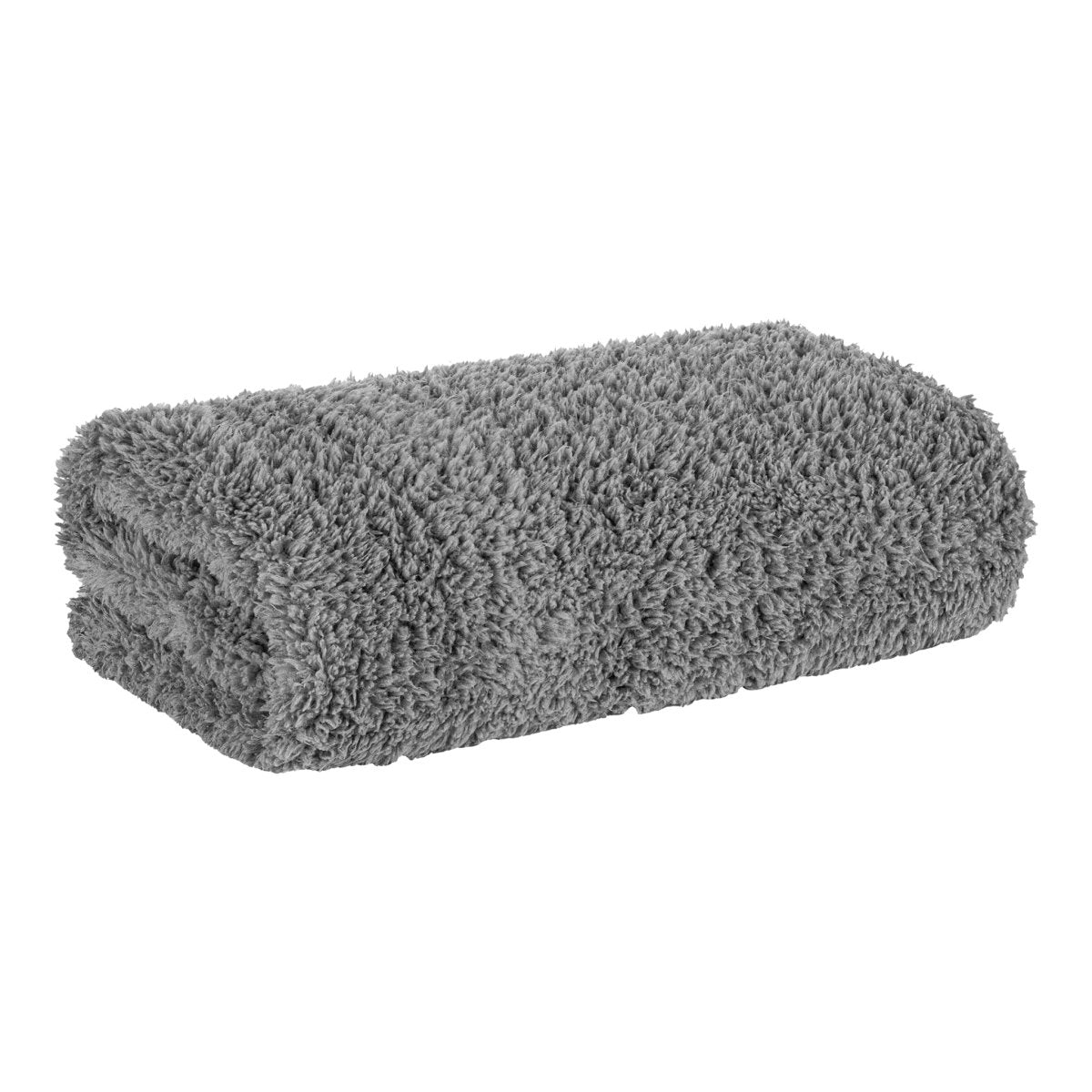 MICRO Poliertuch GRAU FLUFFY - Randlos - 500GSM - 1 Stück - CLEANEXTREME