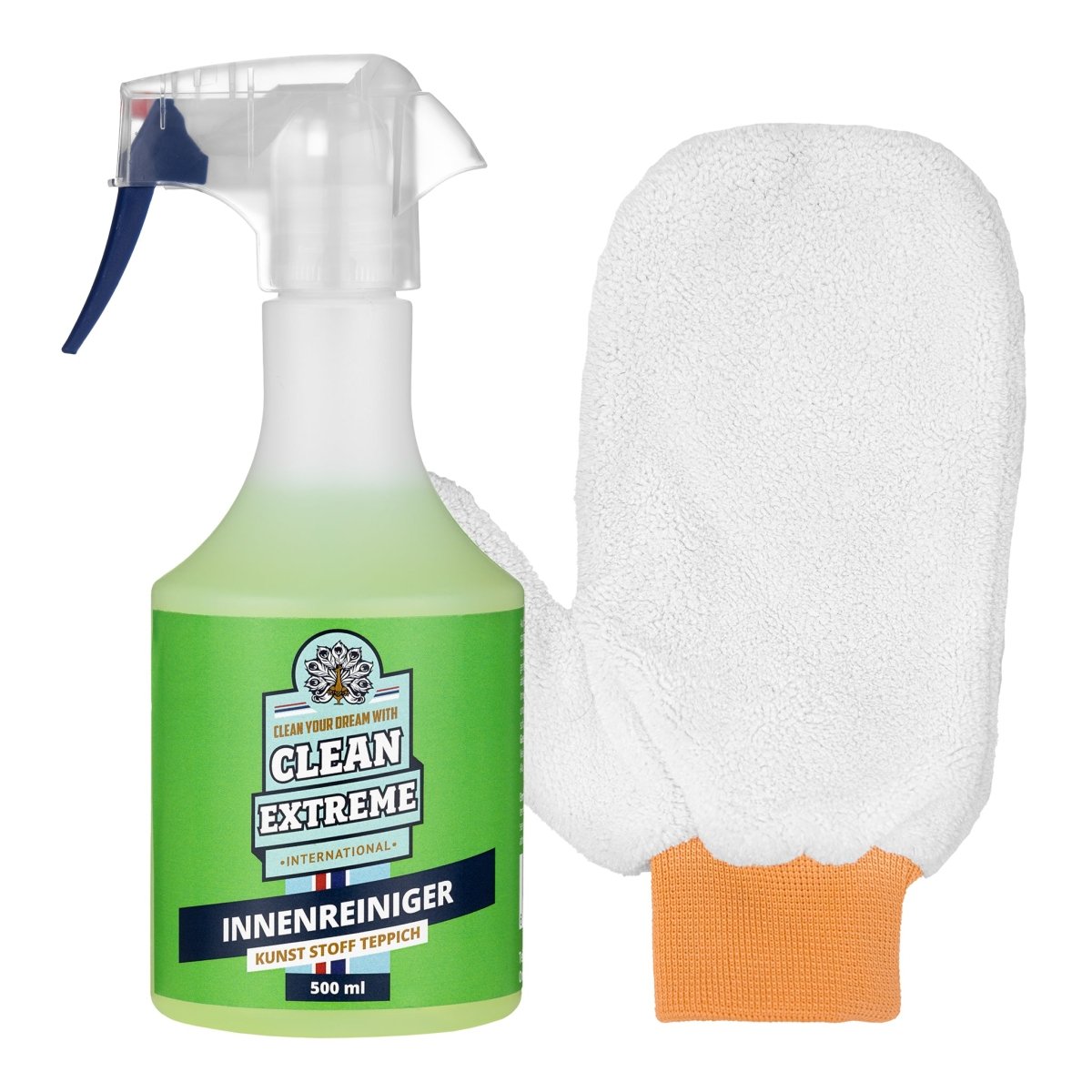 Set Auto-Innenreiniger + Mikrofaser-Reinigungshandschuh Innenraum - CLEANEXTREME
